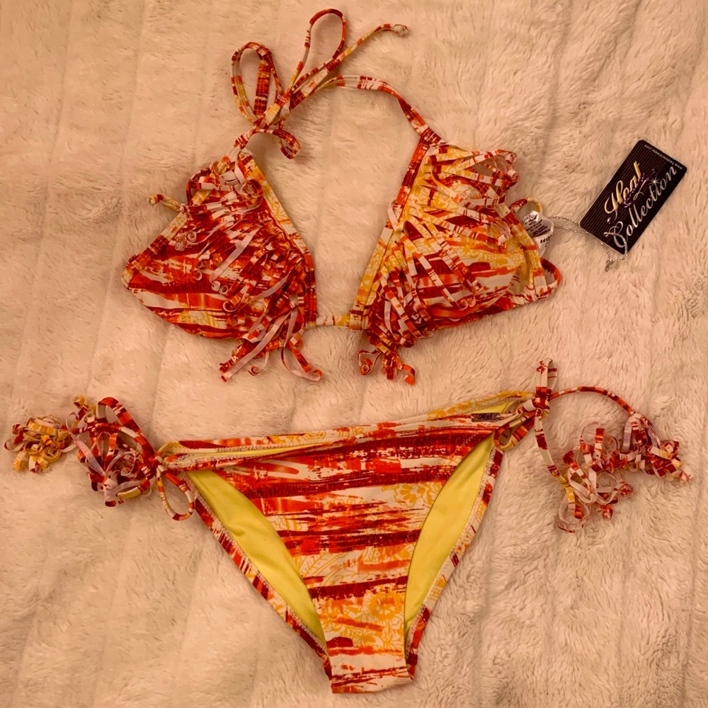 🏖 Heat Swimwear - Fringe Bikini S/M 🏖